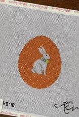 KEA50 Orange Pin-Dot Bunny Egg  (18M)