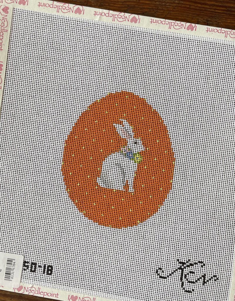 KEA50 Orange Pin-Dot Bunny Egg  (18M)