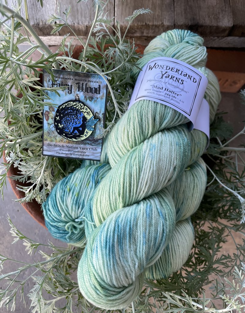 Wonderland March Hare, deSTITCHnation, Literary Realms -Fairy Wood