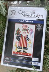 CN0130 July  Santa Cross Stitch Kit