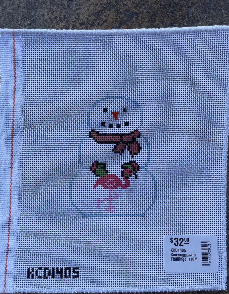 KCD1405 Snowman with Flamingo  (18M)