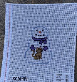 KCD1414 Snowman with Cat  (18M)