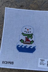 KCD1419 Snowman with Boat  (18M)