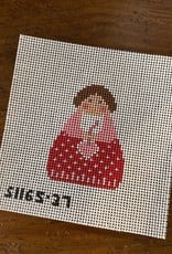 Stitch-Its - SI16537 Red Angel with Pink Heart (13M)