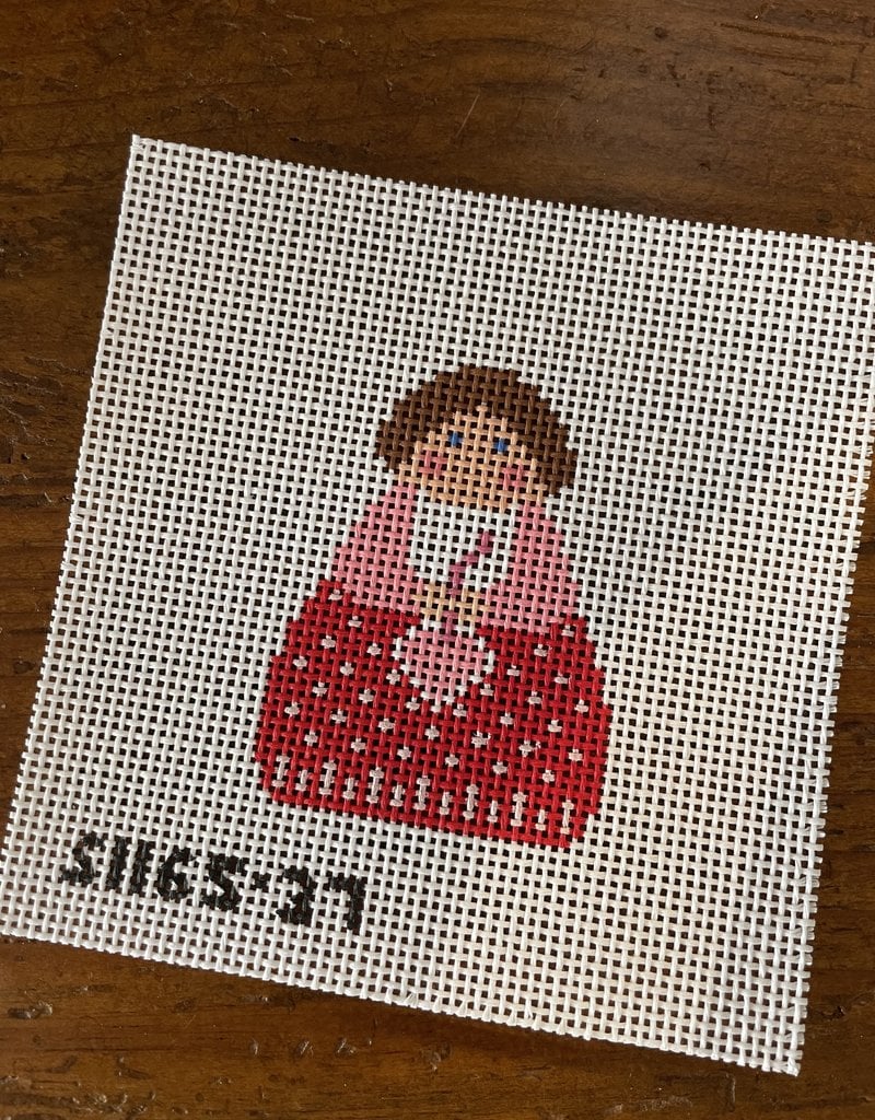 Stitch-Its - SI16537 Red Angel with Pink Heart (13M)