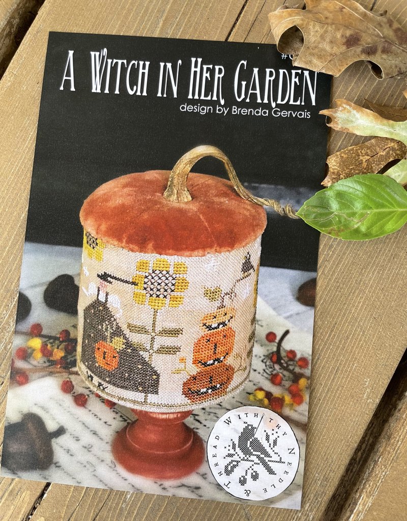 Country Stitches - CS321 A Witch in Her Garden