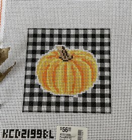 KCD2199BL Pumpkin on Gingham, Black  (13M)