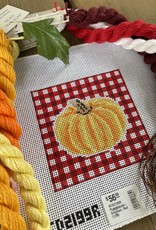 KCD2199R Pumpkin on Gingham, Red  (13M)