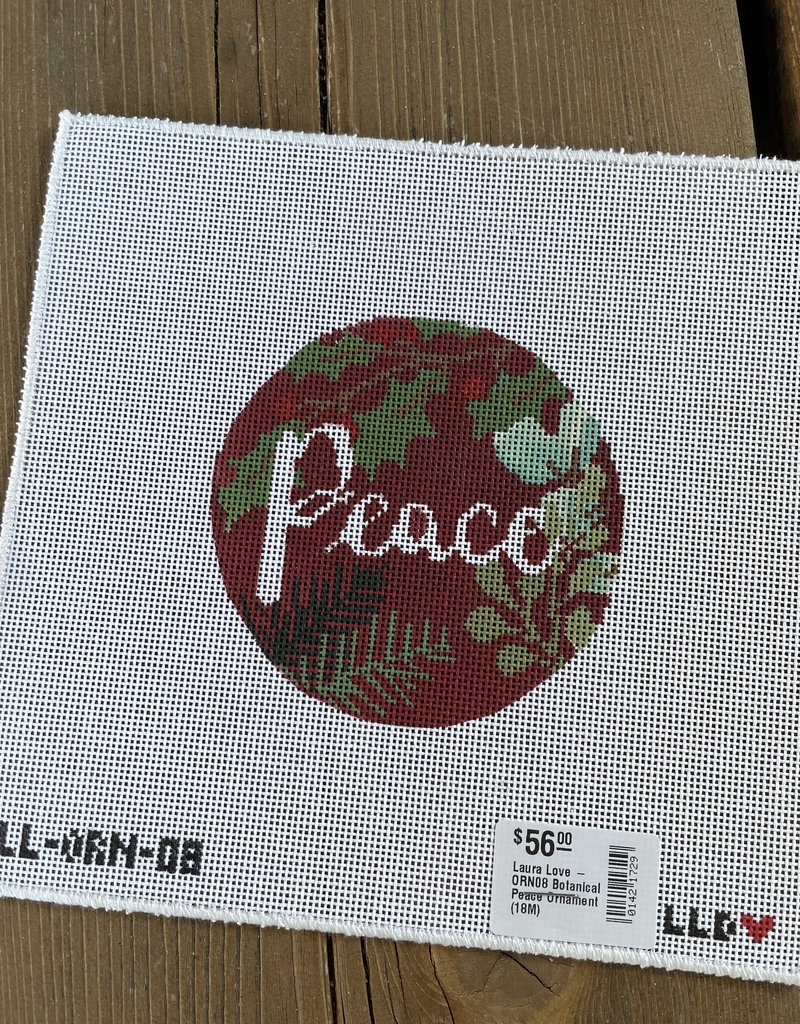 Laura Love - ORN08 Botanical Peace Ornament (18M)