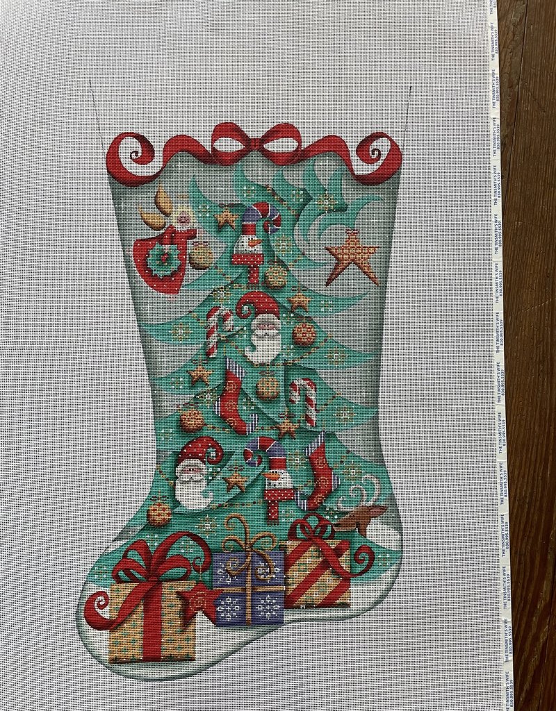 1364 Whimsical Santa Stocking (18M)