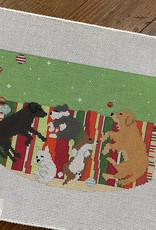 Pippin - P-CH-032 Sleeping Dogs Stocking Cuff  (13M)