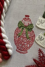 Emily Quigley - EQ002 Red Ginger Jar with Green Bow (18M)
