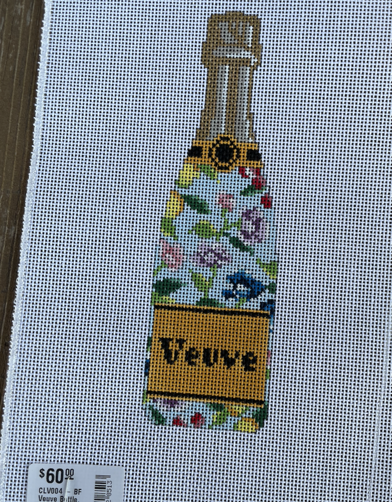 CLV004-BF Veuve Bottle, Blue Foral (18M)