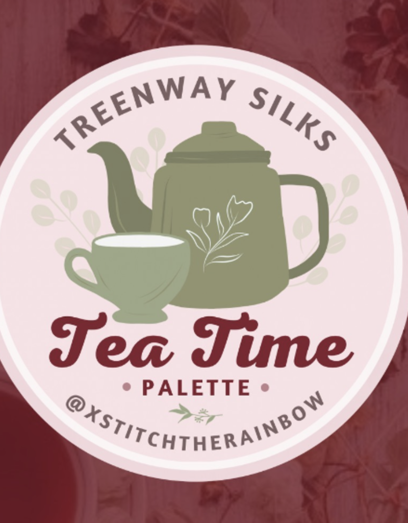 Treenway - Tea Time Thread Pack  for XStitch the Rainbow 2023