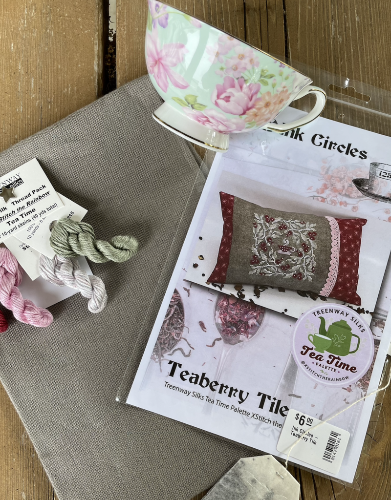 Ink Circles - Teaberry Tile