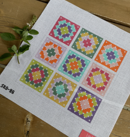Stitch Rock - SRD-96 Granny Square Pillow (13M)