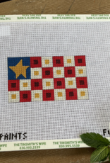 Patty Paints - S192 Little Flag #2 with Squares in Squares (18M)