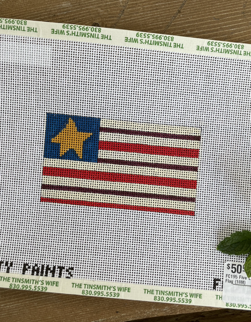 Patty Paints - FC195 Little Flag with Straight Stripe (18M)