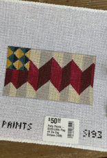 Patty Paints - S193 Little Flag  ## Zig Zag Stripes (18M)