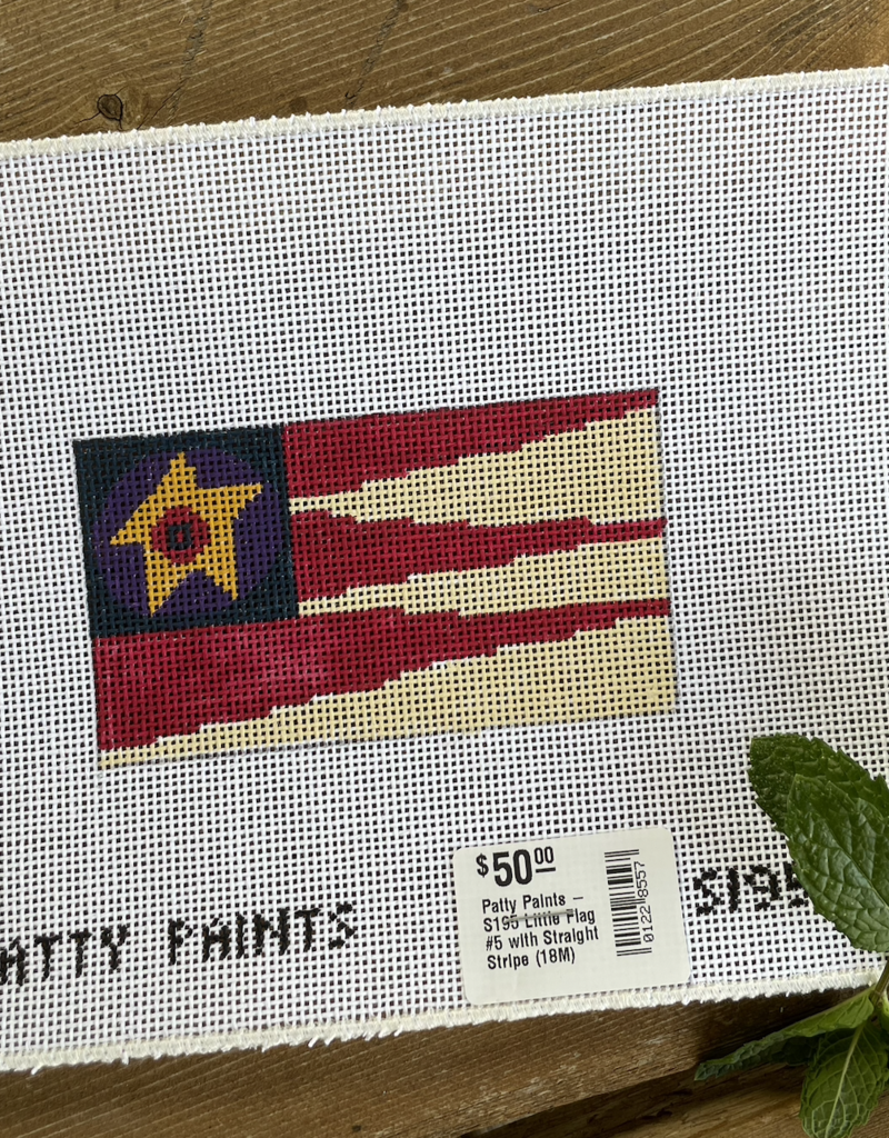Patty Paints - S195 Little Flag #5 with Straight Stripe (18M)