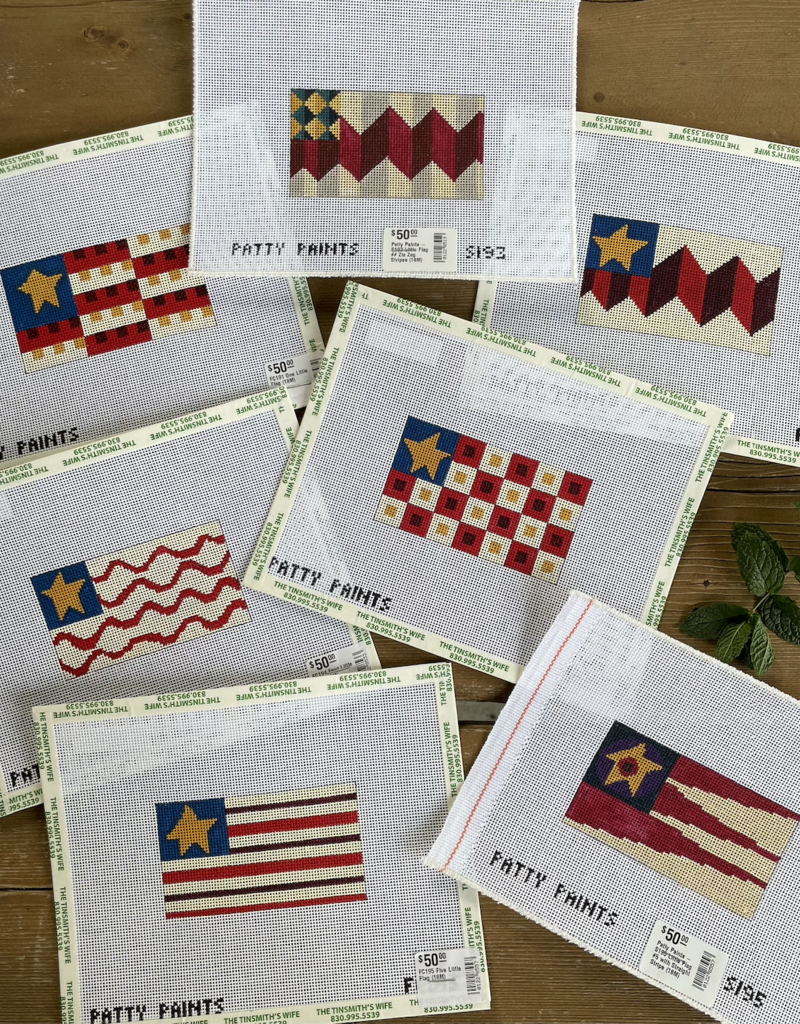 Patty Paints - S195 Little Flag #5 with Straight Stripe (18M)