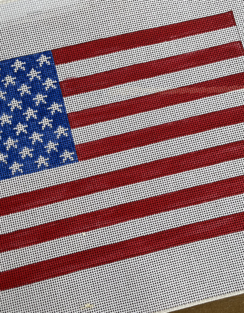 Patricia Sone - H-004 American Flag with Stitch Guide (13M)