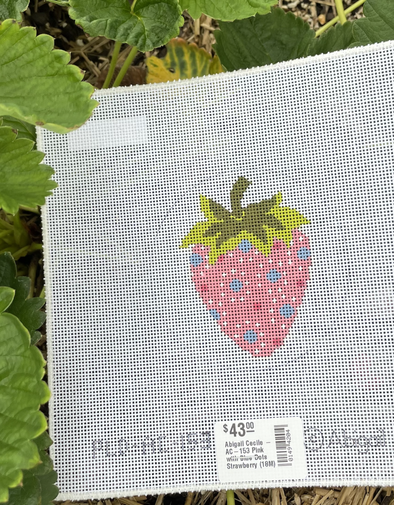 Abigail Cecile - AC-153 Pink with Blue Dots Strawberry (18M)
