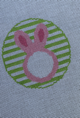 RD091P Pink Bunny Round  for Monogram (18M)