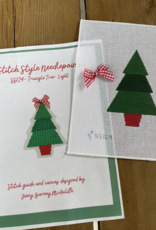 Stitch Style - SS124 Triangle Trees, Light, with Stitch Guide    (18M)