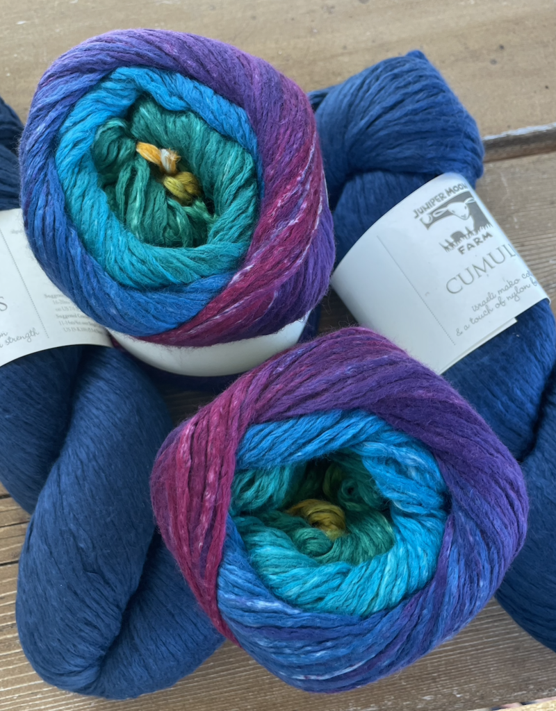 Juniper Moon Cumulus Rainbow #201, Aurora Borealis   (Dark Purple)