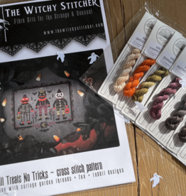 Witchy Stitcher All Treats No Tricks Plus Cottage Garden Thread Pack