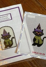 CH Designs - CH-211 Black Cat  with Stitch Guide (18M)