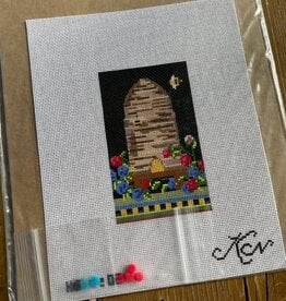 Kelly Clark - KCBee 02 Folksy Skep in Berry Bramble with Stitch Guide & Embellishment Kit