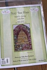 Kelly Clark - KCBee 03 Bee Skep in Brick Wall with Stitch Guide & Embellishment Pack
