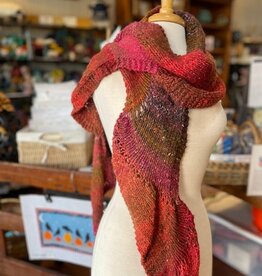 Red Noro Scarf