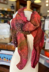 Red Noro Scarf