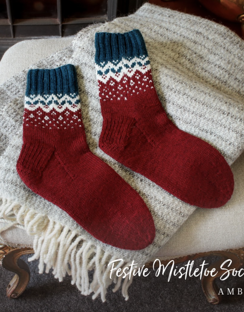 Fibre Co - Festive Mistletoe Sock Kit