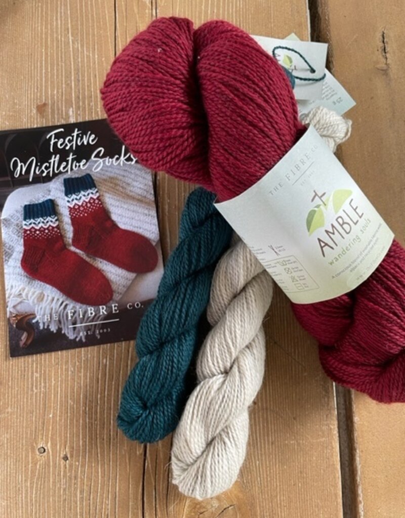Fibre Co - Festive Mistletoe Sock Kit