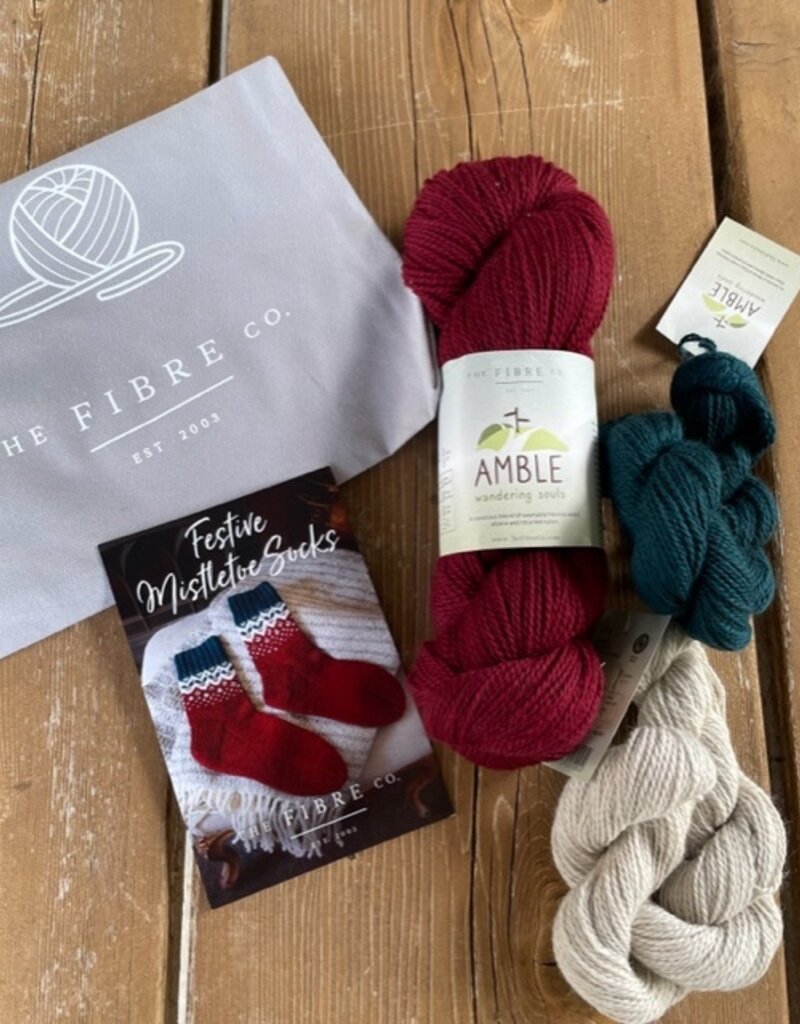 Fibre Co - Festive Mistletoe Sock Kit
