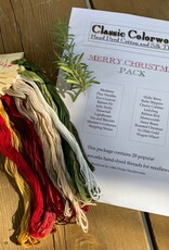 Classic Colorworks - Merry Christmas 2023 Pack of 20 Threads with Chart