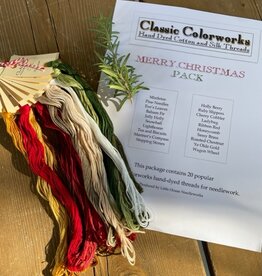 Classic Colorworks - Merry Christmas 2023 Pack of 20 Threads with Chart