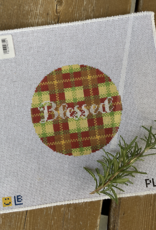 Lauren Bloch PL-03 Blessed Plaid  (18M)  4" Round