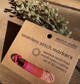 allstitch - Warm Tone 9mm Stitch Markers (set of 32)