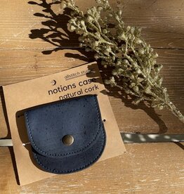 allstitch - Cork Notions Pouch, Blue