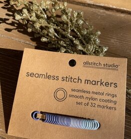 allstitch - Lavender 5mm Stitch Markers (set of 32)