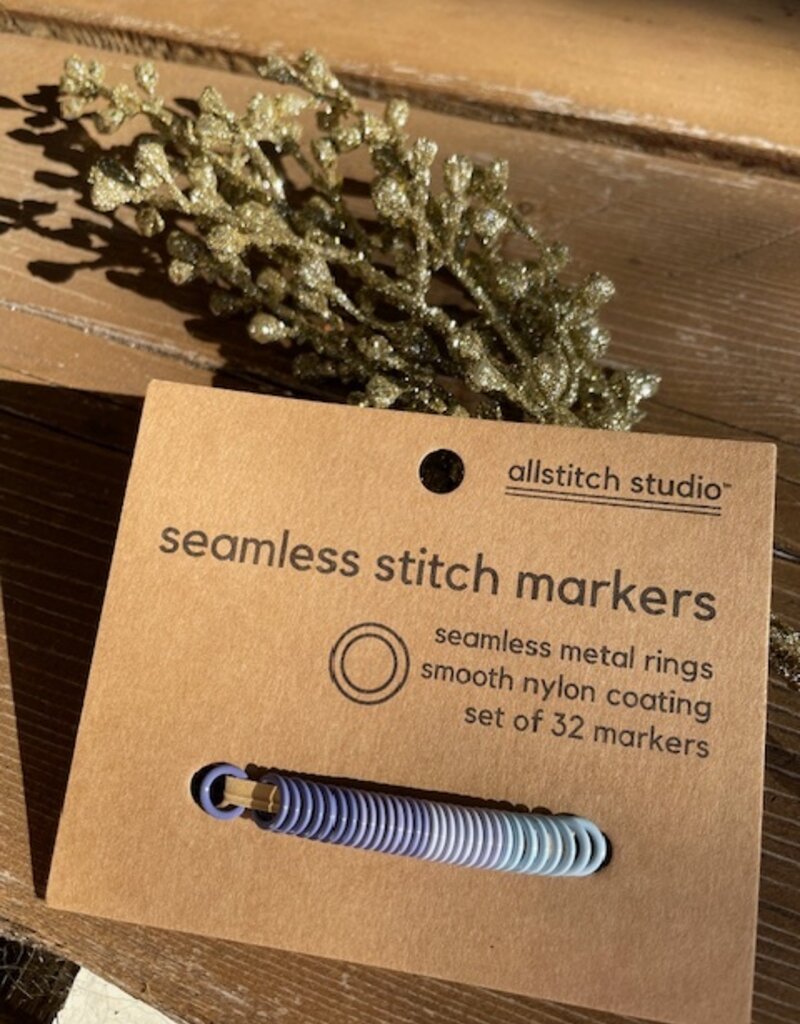 allstitch - Lavender 5mm Stitch Markers (set of 32)