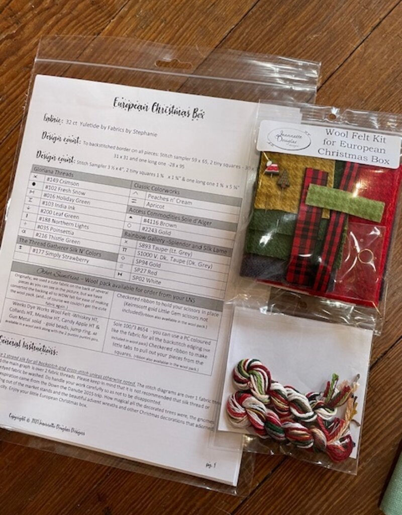 Jeannette Douglas - Complete European Christmas Box Kit