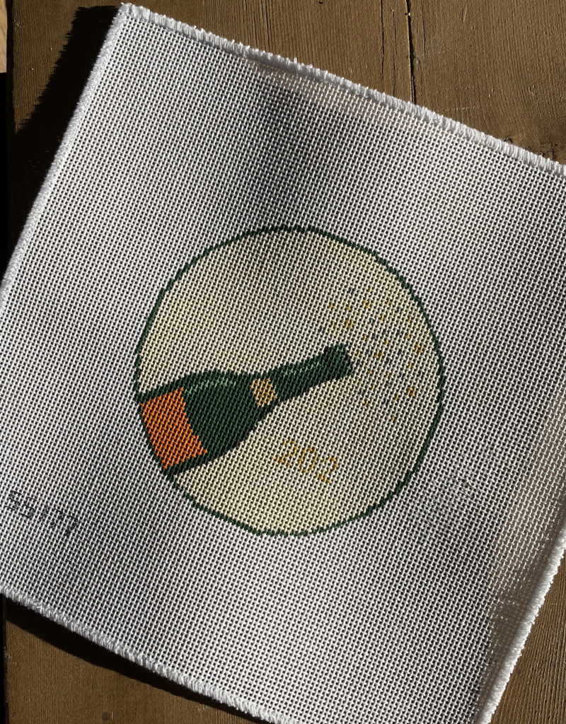 Stitch Style - SS177 Celebration Champagne Round with Sttich Guide