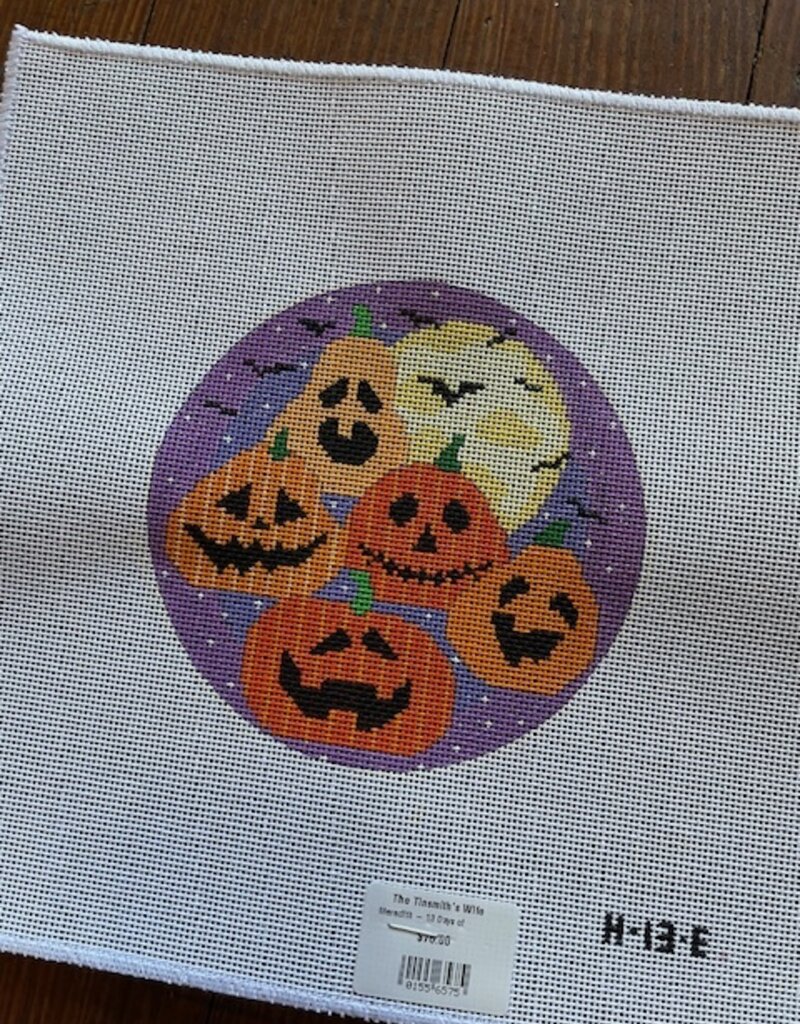 Meredith - 13 Days of Halloween H-13-E Five Pumpkins (18M)
