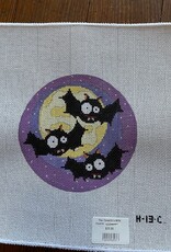 Meredith - 13 Days of Halloween H-13-C Three Vampire Bats (18M)